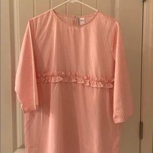 Planet motherhood pink maternity top medium